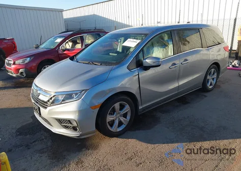 2020 Honda Odyssey Ex-L/Ex-L W/Navi Res from USA, damaged, VIN 5FNRL6H74LB028005